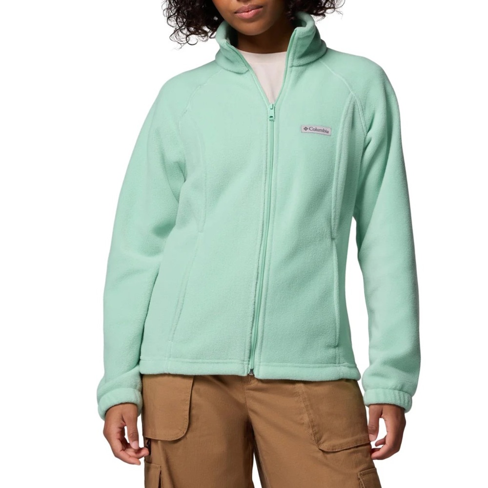 Columbia Women's Light Green Fleece Jacket